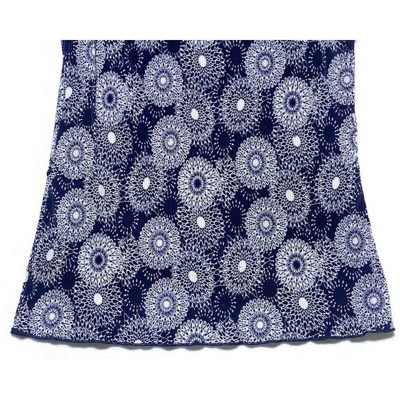 Christopher and Banks Sleeveless Top Women's Medium Pullover Blue and White - Picture 6 of 7